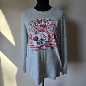 NWT NFL Team Apparel Arizona Cardinals Crew Neck Sweatshirt Women's Size M.